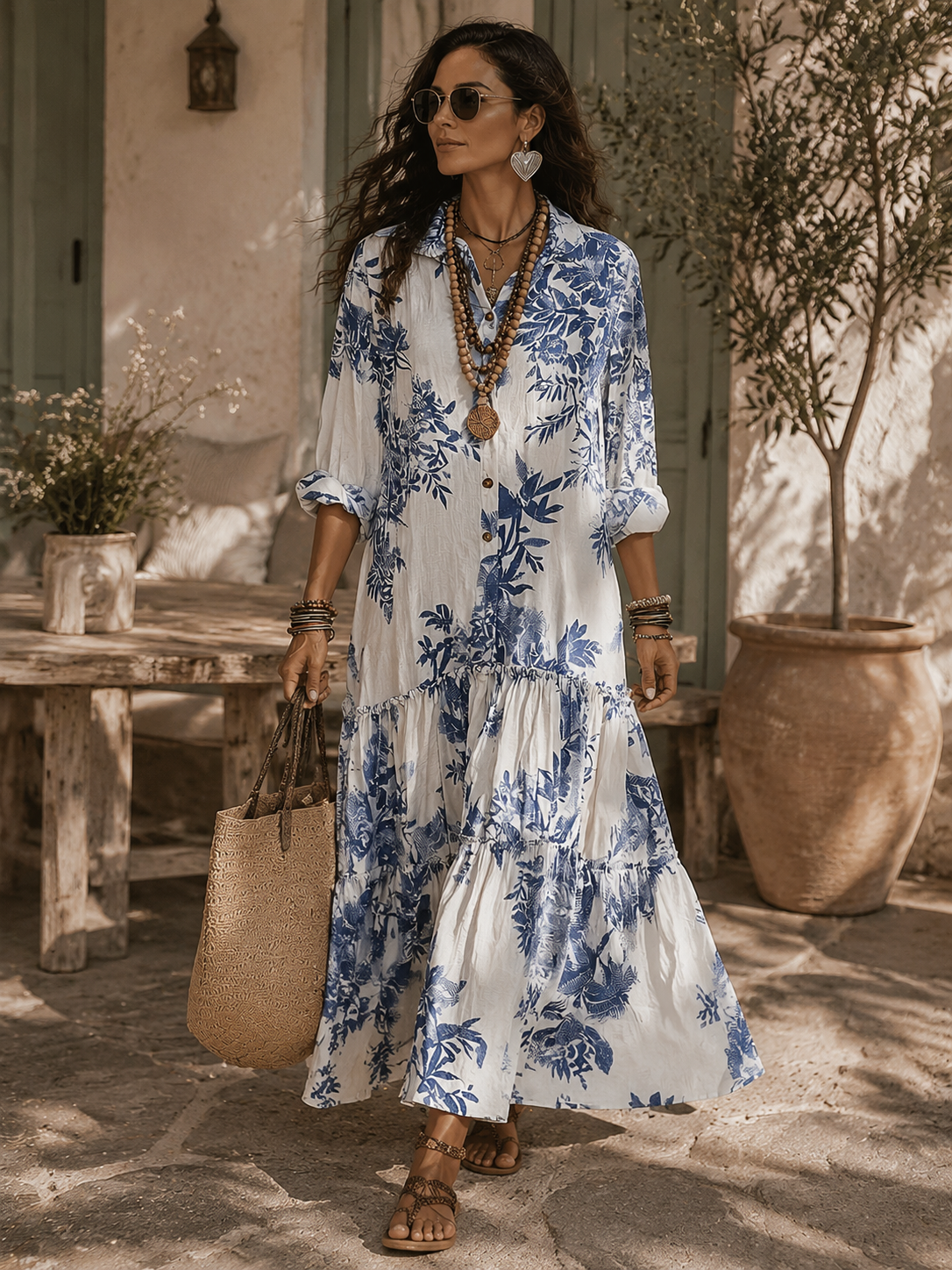 Elina™ | Vestido con Botones y Efecto Vientre Plano
