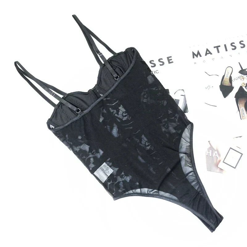 Élise™ | Body Corsé de Encaje Bordado