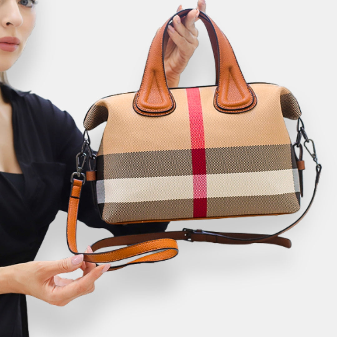 Caëlise | Sac tartan structuré