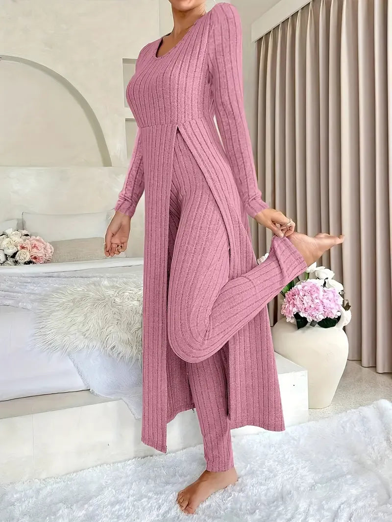 Nomié™ | Conjunto Moderno de Punto Acanalado de Dos Piezas