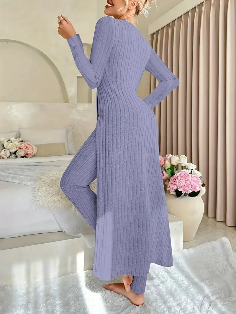 Nomié™ | Conjunto Moderno de Punto Acanalado de Dos Piezas