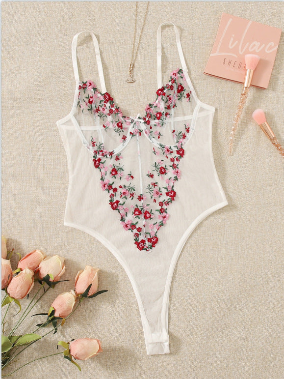 Julie™ | Body con Mariposas Bordadas