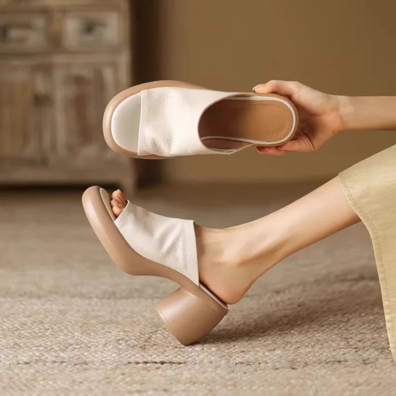 Evie™ | Sandalias Ortopédicas Cómodas con Tacón
