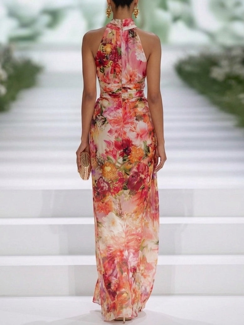 Rosalie™ | Vestido Maxi Floral con Efecto Vientre Plano