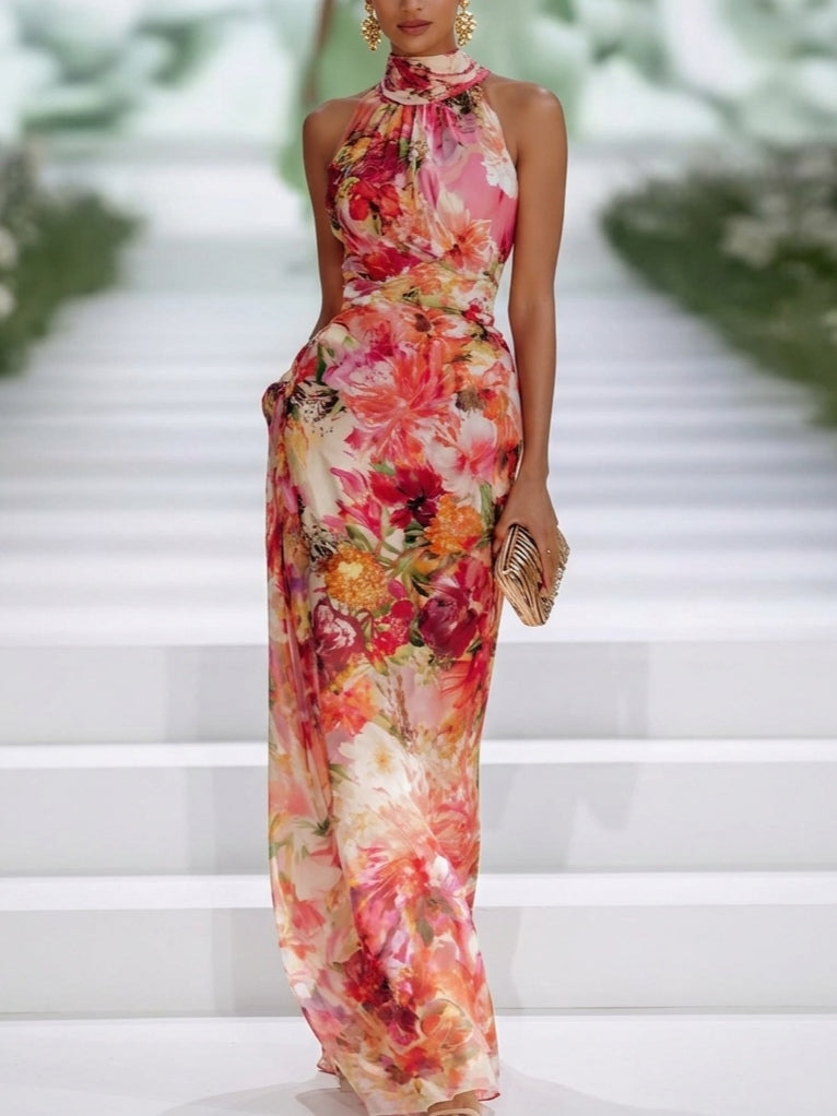 Rosalie™ | Vestido Maxi Floral con Efecto Vientre Plano