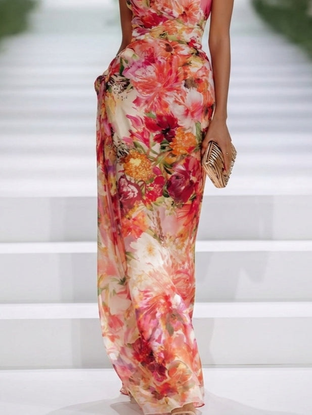 Rosalie™ | Vestido Maxi Floral con Efecto Vientre Plano