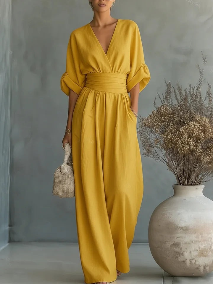 Georgina™ | Mono Elegante con Escote en V
