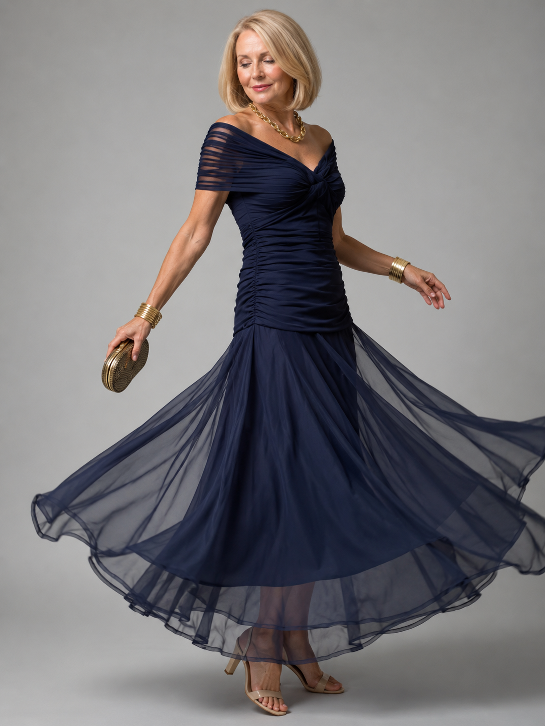 Evelina™ | Vestido Maxi Elegante con Efecto Vientre Plano