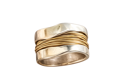 ANILLO MAREAS DE ORO.