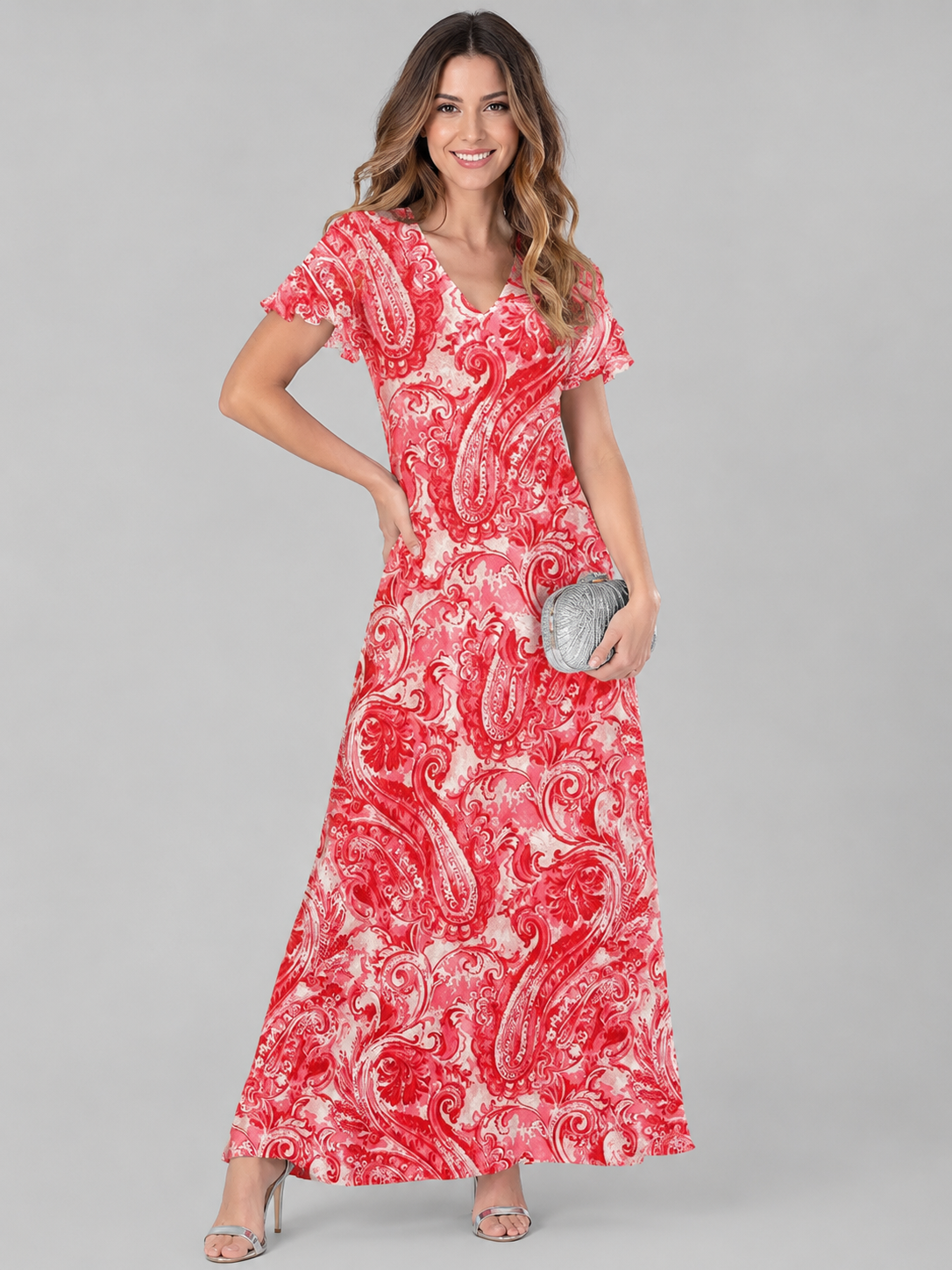 Florine™ | Vestido Maxi Floral con Efecto Vientre Plano