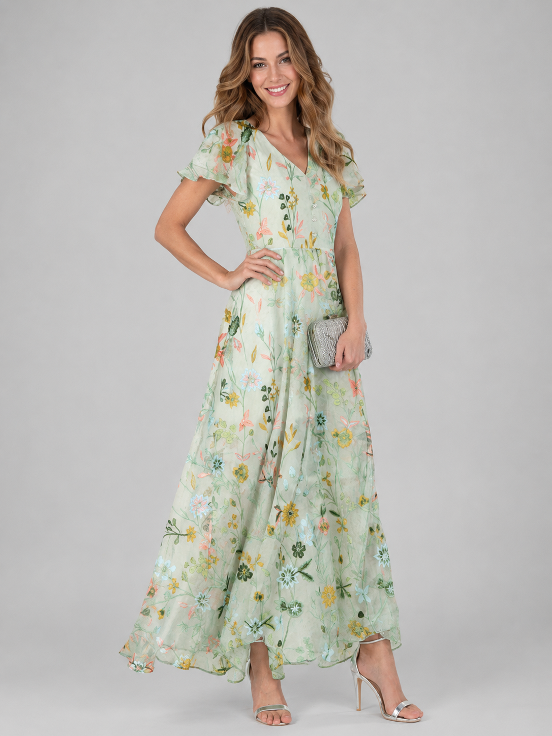Florine™ | Vestido Maxi Floral con Efecto Vientre Plano