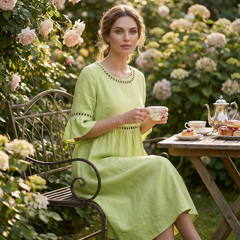 Amara™ | Vestido Midi Elegante con Efecto Vientre Plano