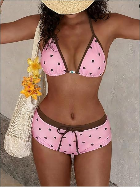 Lotte™ | Bikini Triangular de Lunares Casual