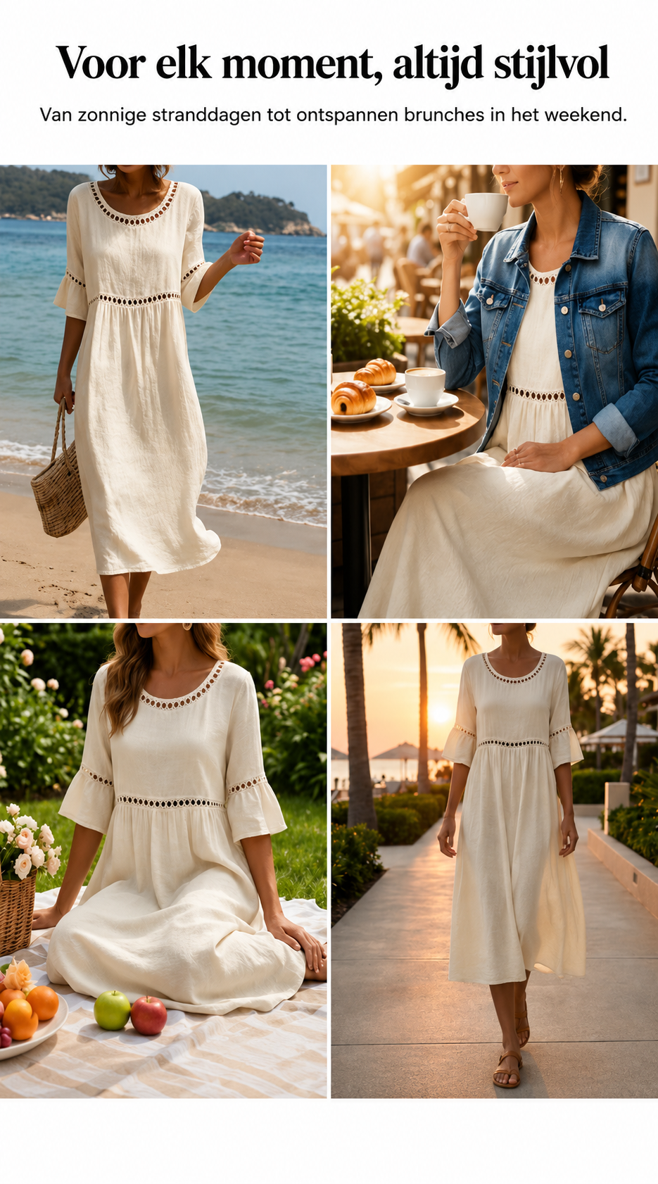 Amara™ | Vestido Midi Elegante con Efecto Vientre Plano