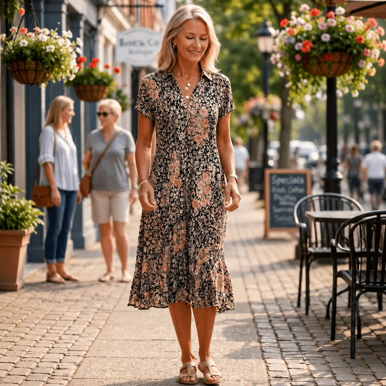 Moira™ | Vestido Midi Elegante con Diseño Efecto Vientre Plano