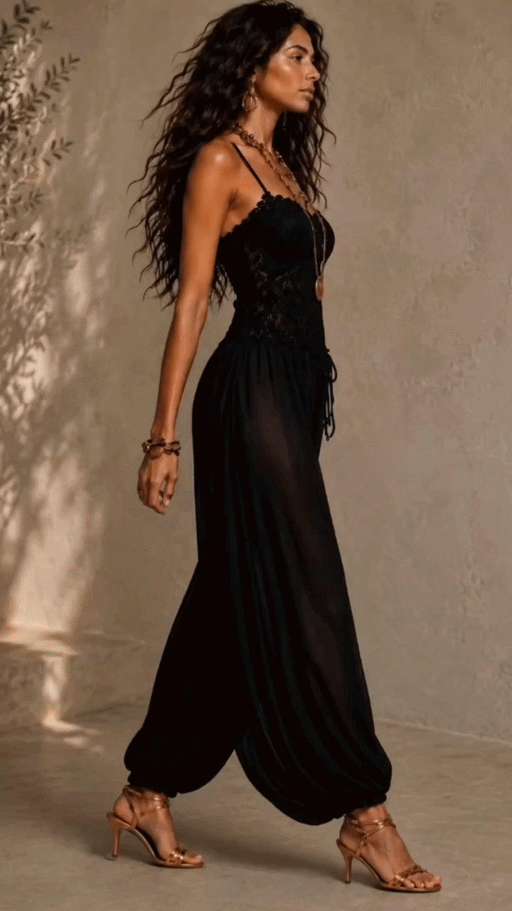 Laia™ | Mono Halter de Encaje