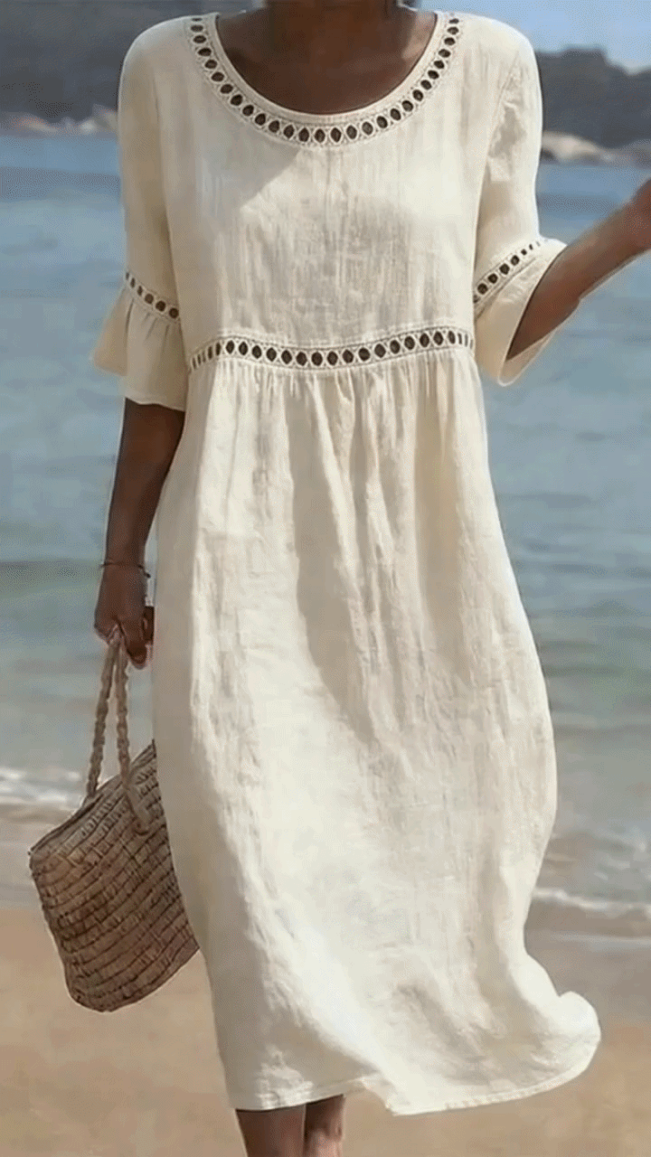 Amara™ | Vestido Midi Elegante con Efecto Vientre Plano