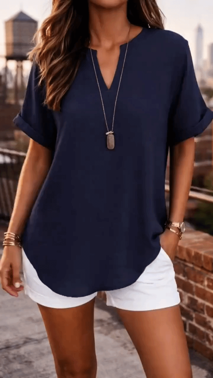 Mirel™ | Blusa Cómoda con Escote en V