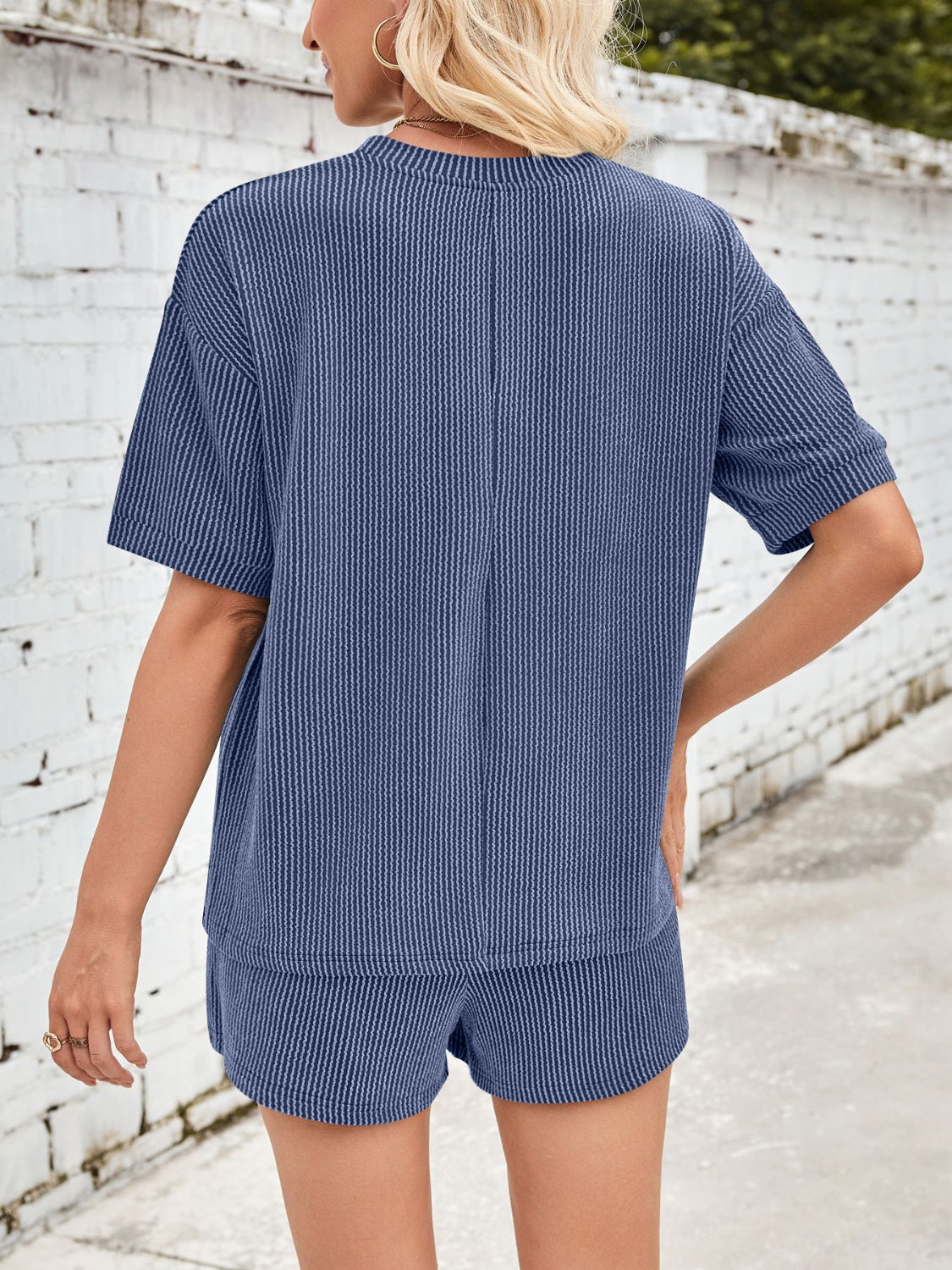 Jinte™ | Conjunto de Loungewear en Punto Canalé