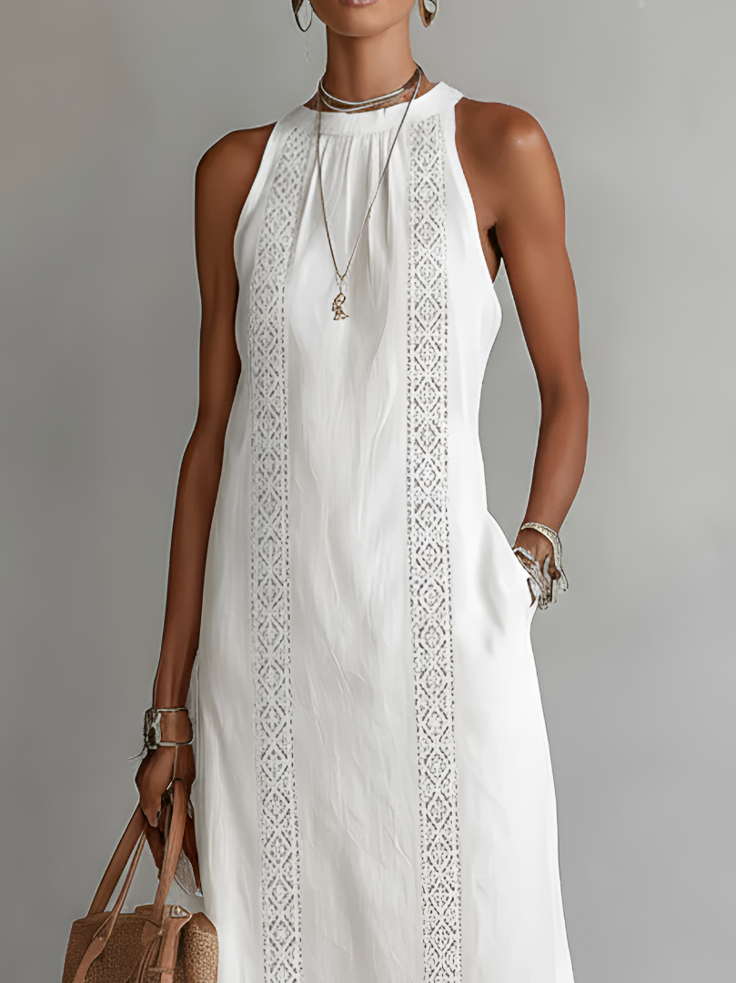 Marit™ | Vestido Bordado Ligero con Efecto Vientre Plano